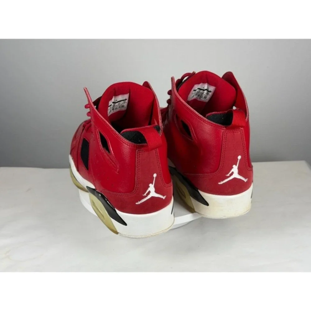 Jordan Flight Club '91 Gym‎ Red Black White Sz 10